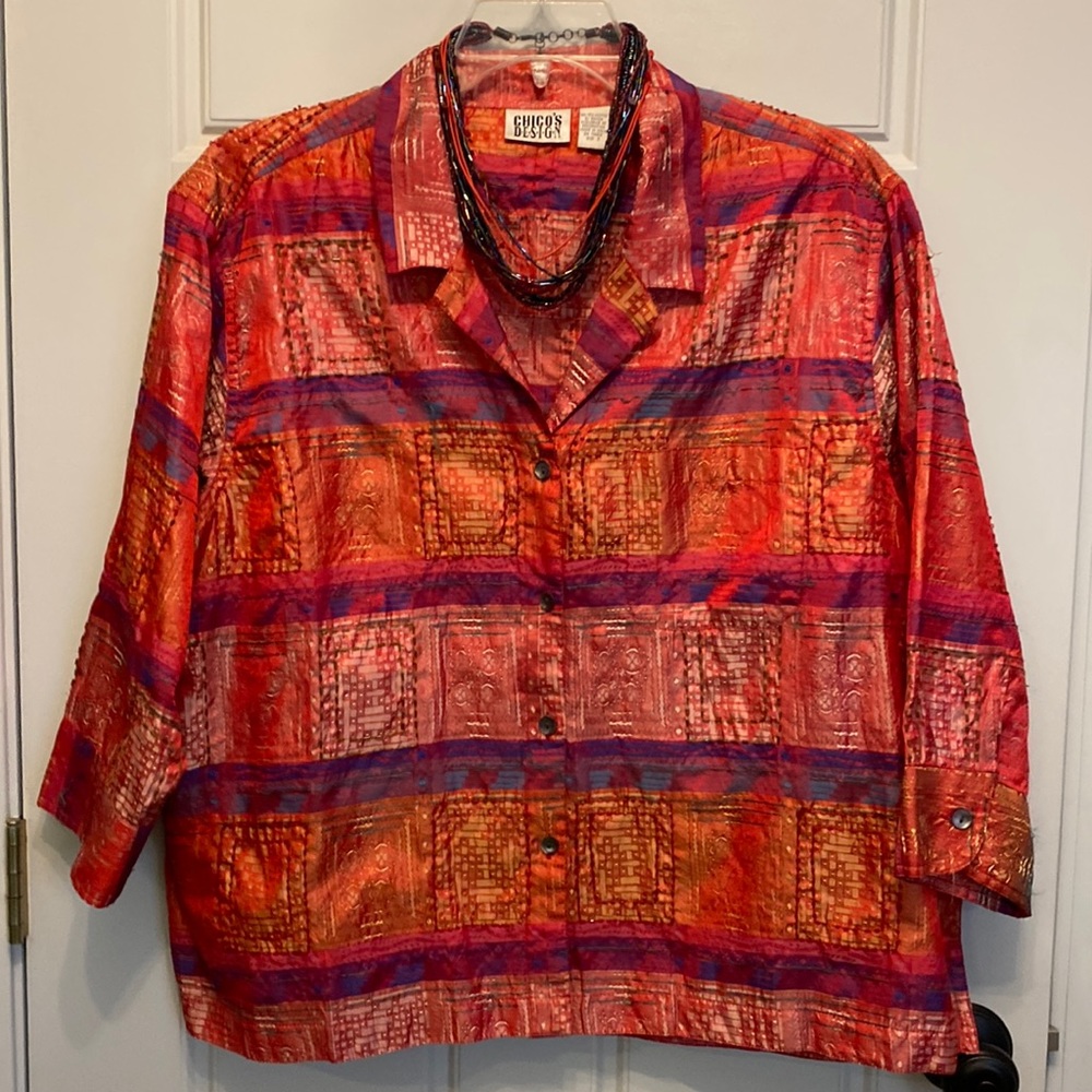 Vintage Chico’s holiday jacket.  Size 3